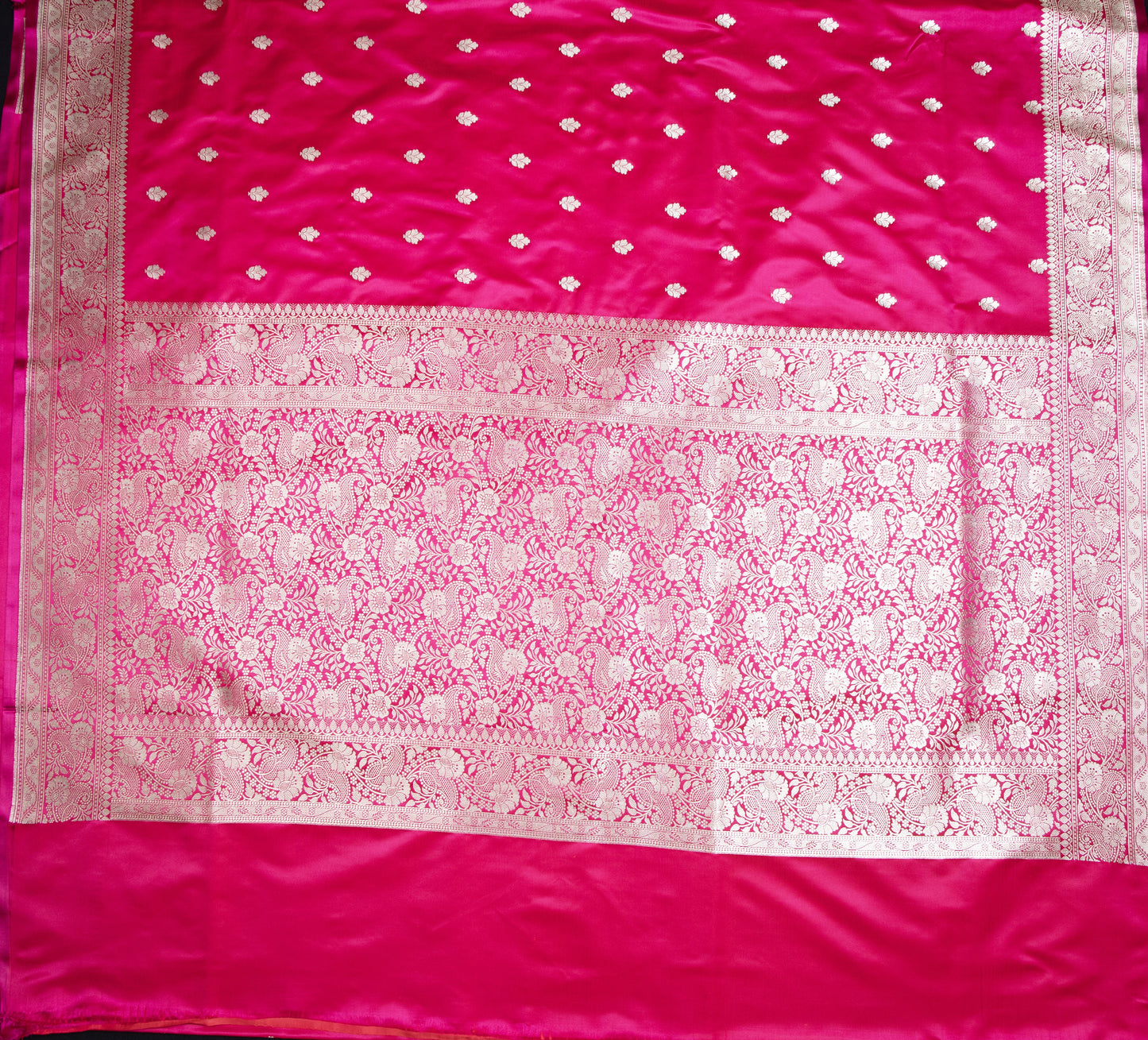 Banarasi Saree – Rani Pink