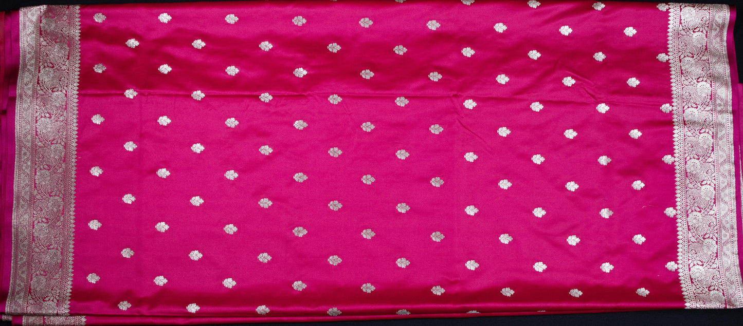Banarasi Saree – Rani Pink