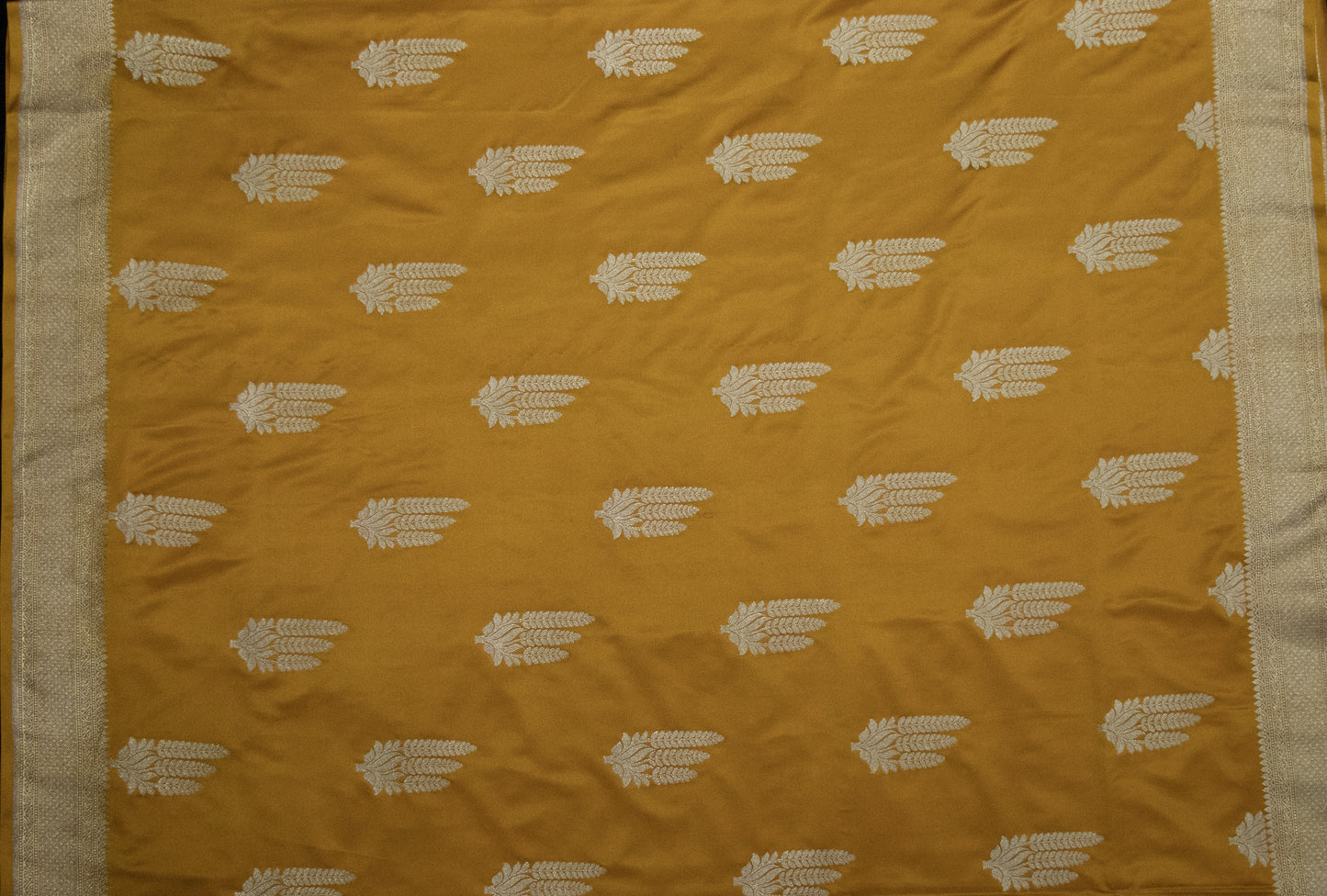Banarasi Saree – Mustard Yellow