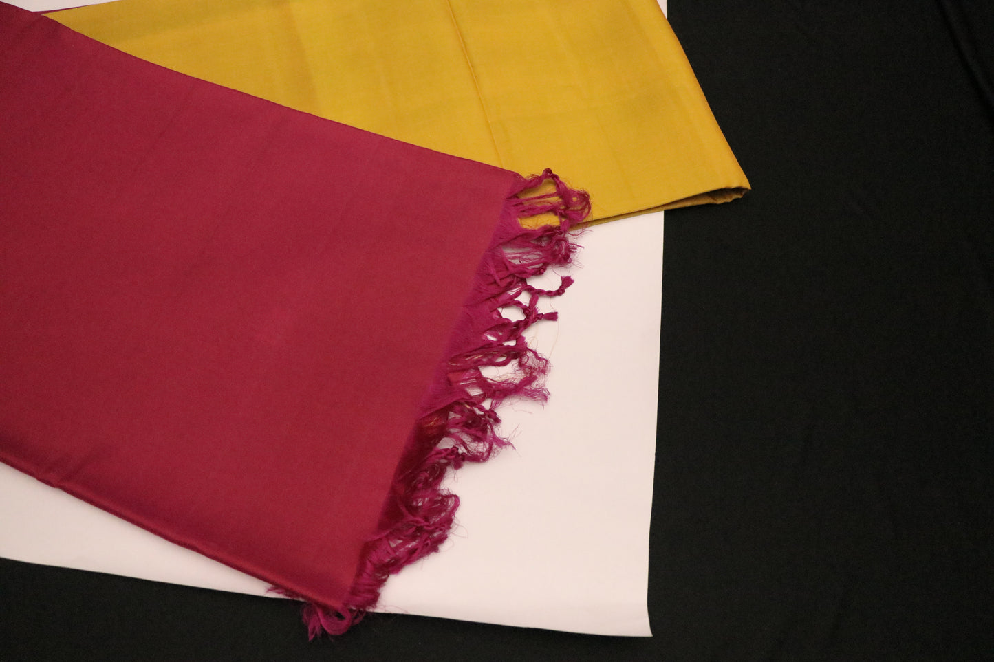 Soft Silk-Body-Yellow-Border-Red