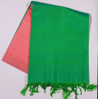 Kanchi Soft Silk Saree – Pink and Green