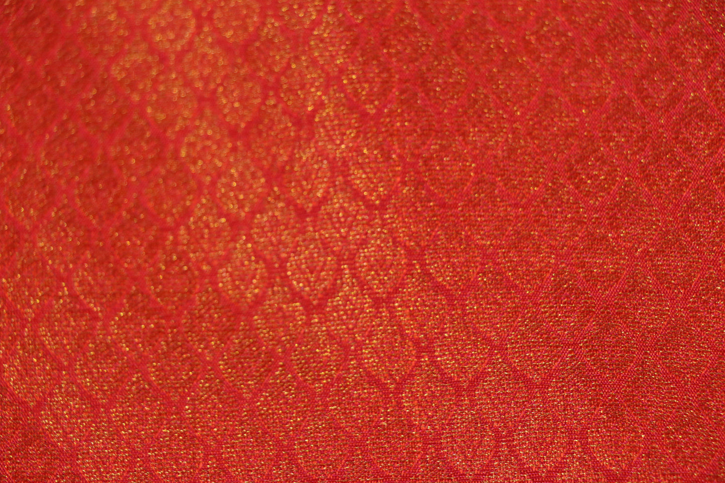 Kanchi Silk- Body-Soft Blush Pink-Border-Rich Deep Red (vermillion)-Zari