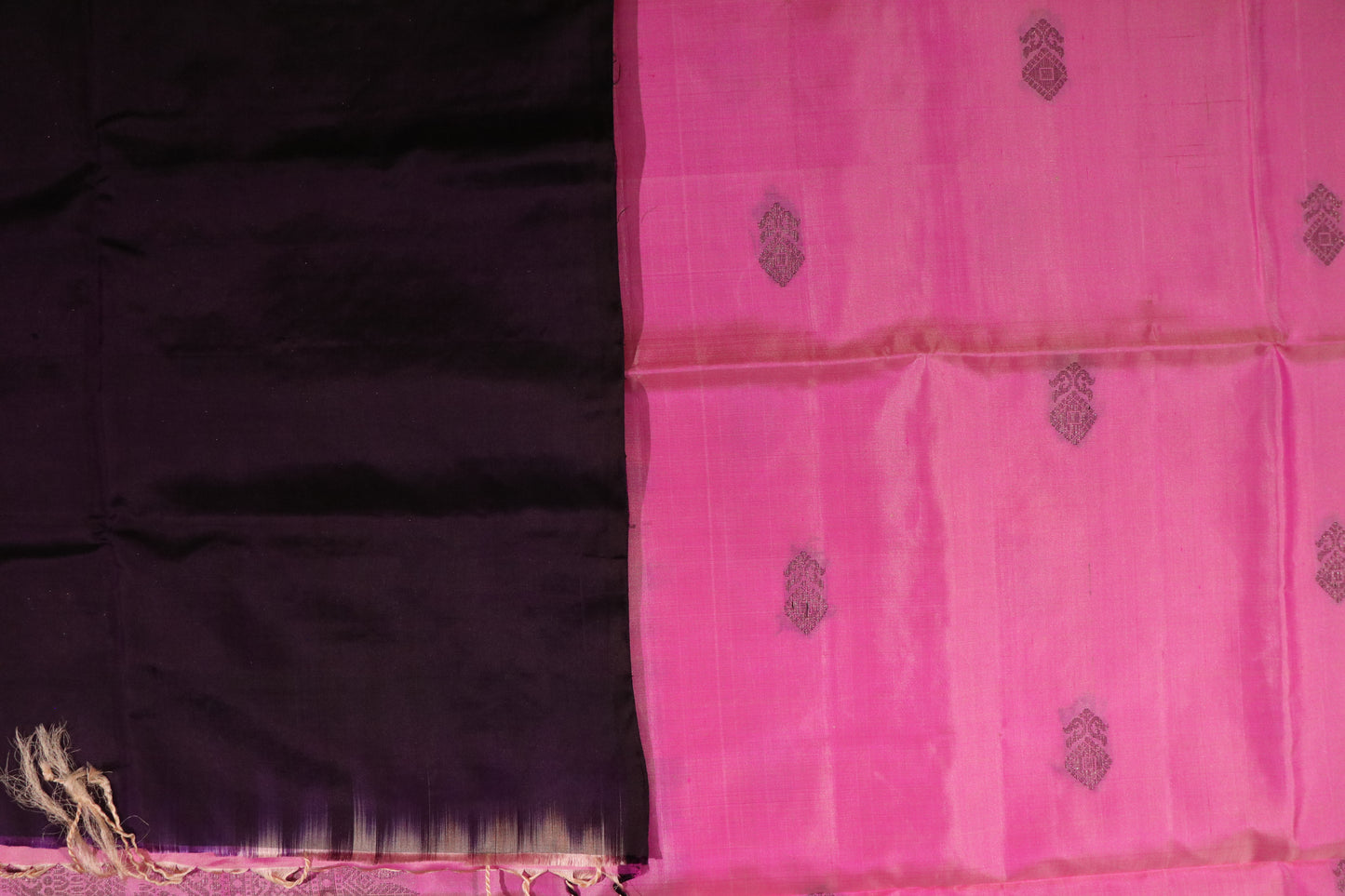 Kanchi Soft Silk Saree – Full Body Pink