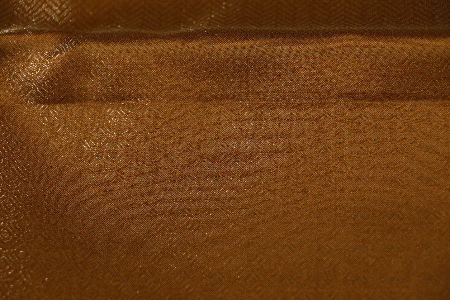 Kanchi Brocade Silk Saree – Rose Pink Body with Antique Gold Border
