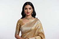 Banarasi Sari – Golden Beige