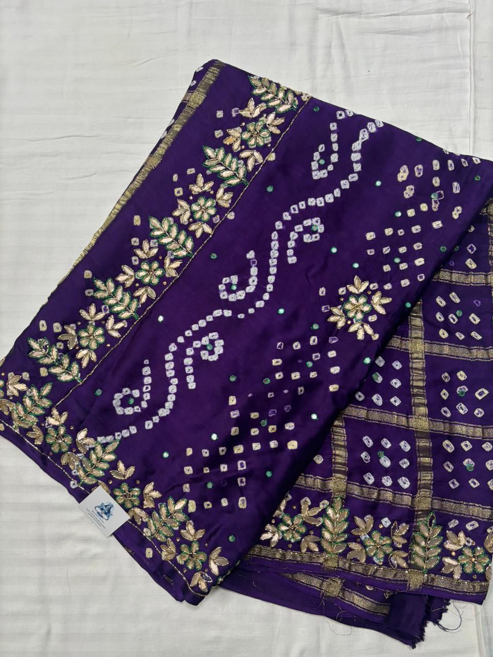 Gottapatti gharchola - Violet Colur