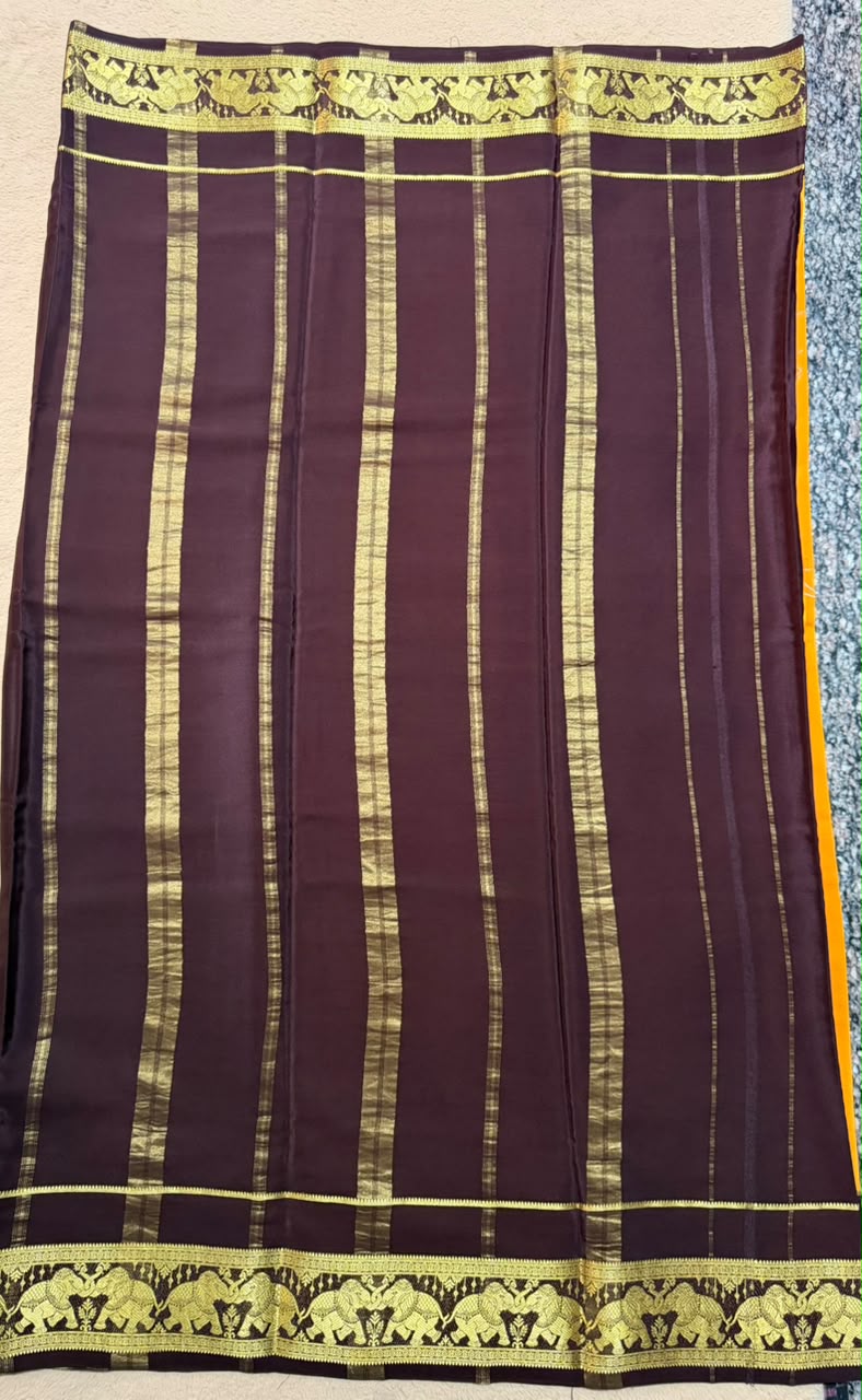 Airavatha(2D)-Yellow and Brown