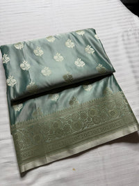 Banarasi Saree – Sage Green