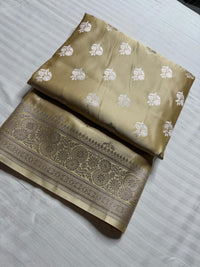 Banarasi Sari – Golden Beige