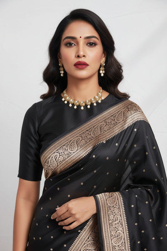 Banarasi Sari-Black