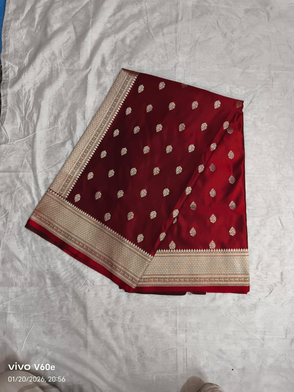 Banarasi Silk Sari – Maroon