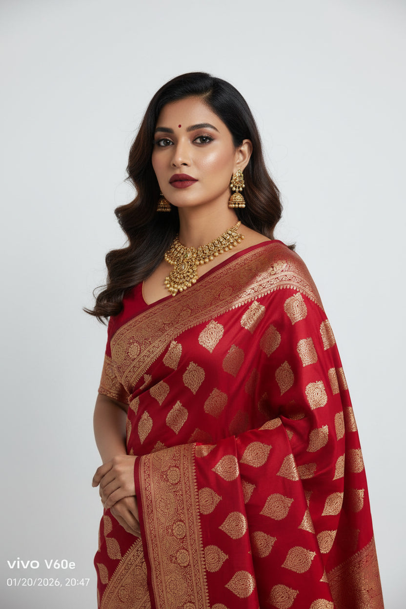 Banarasi Saree-Red