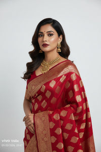 Banarasi Saree – Red (Variant)