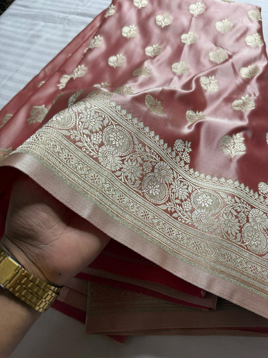 Banarasi Sari – Soft Peach